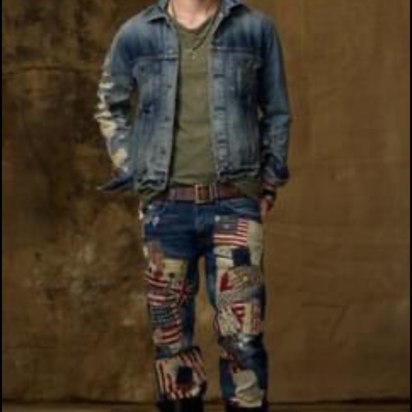 Ralph Lauren denim and supply flag Jean only 1500 pair made very rare. - Picture 3 of 6